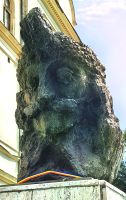 Büste von Vlad Tepes III. in Shighoara