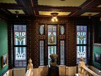Treppenaufgang im ungarischen Jugendstil im Kulturpalast Targu Mures