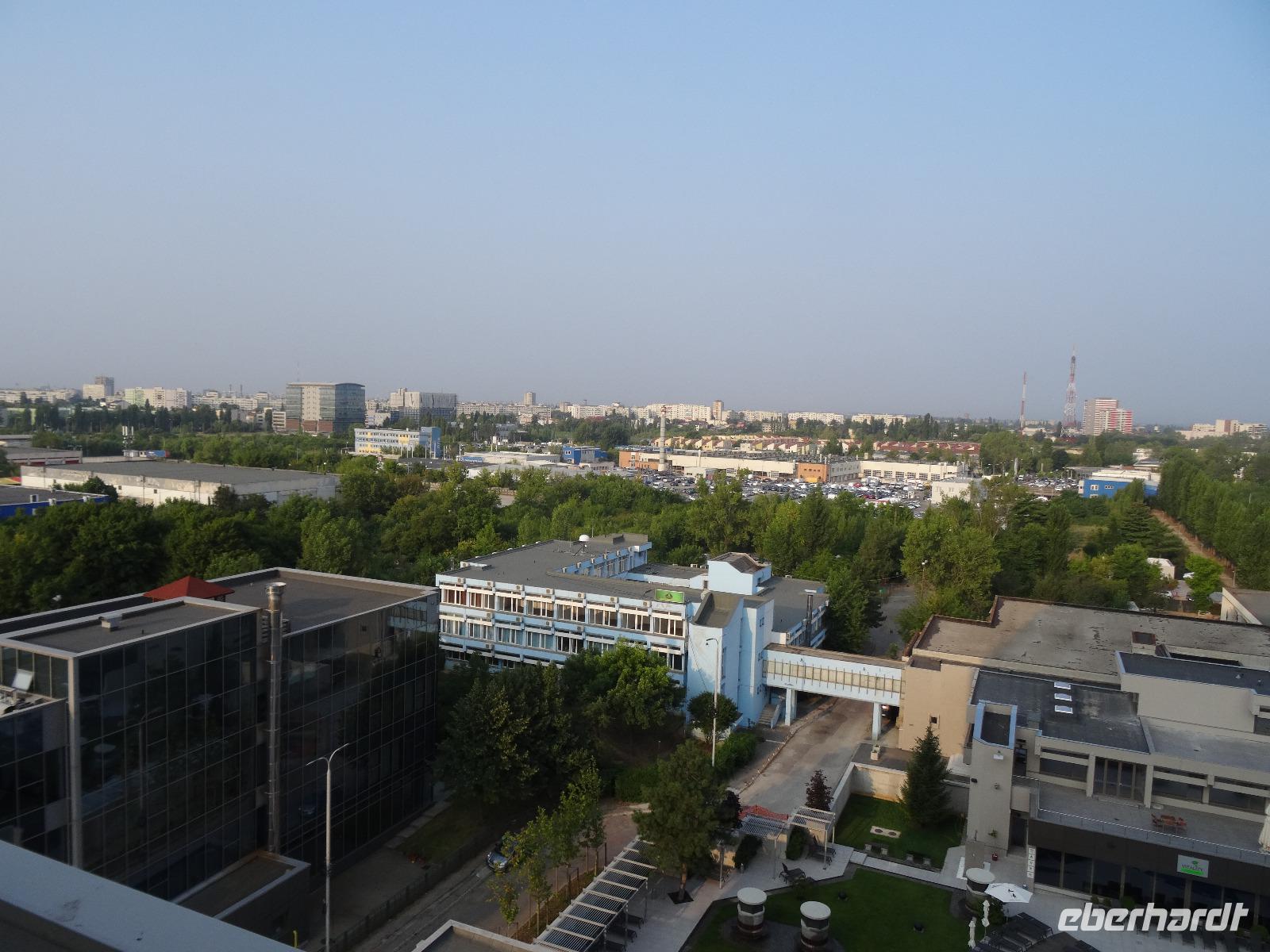 Blick über Bukarest