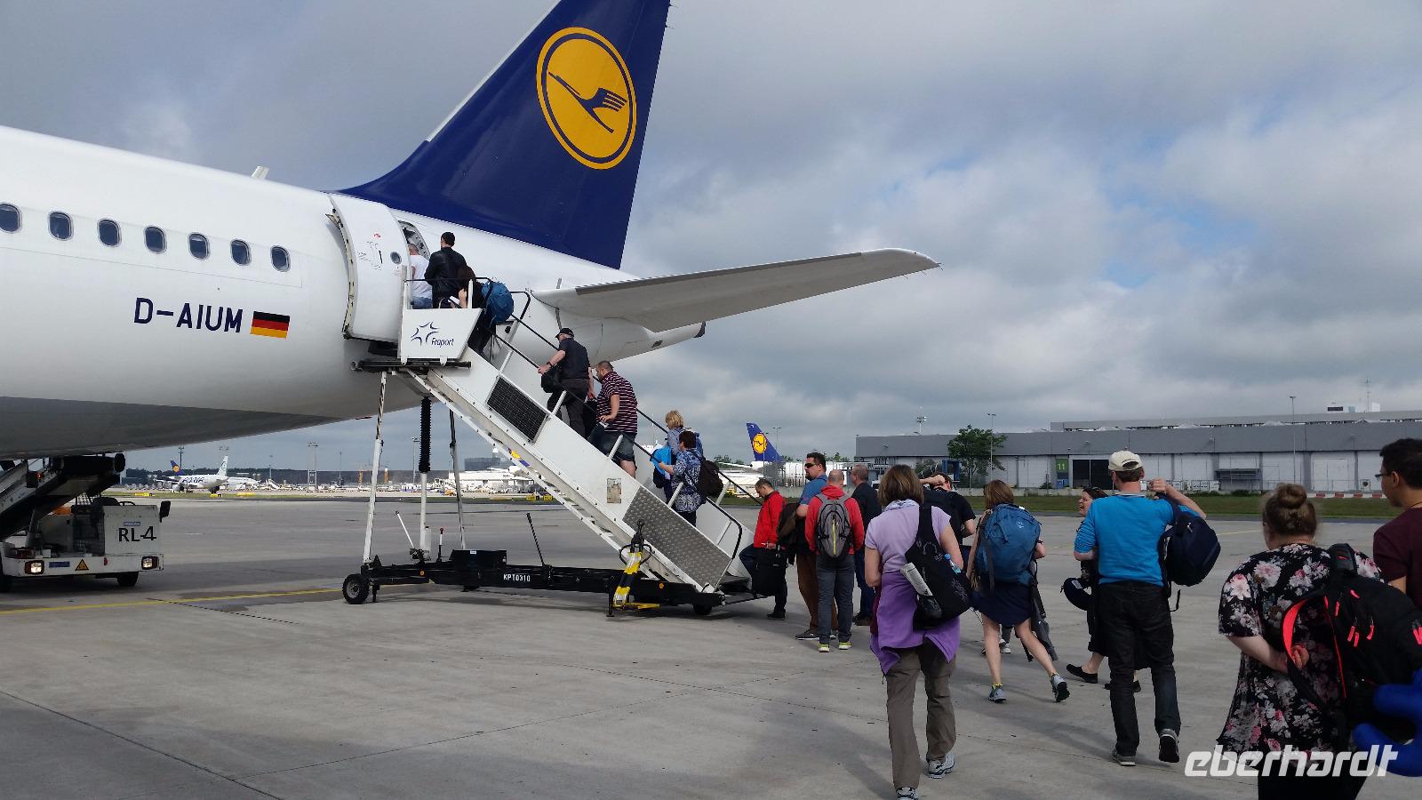 Abflug nach Rumänien