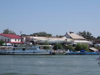 ausrangiertes Tragflächenboot