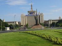 Bukarest - Haus der Presse - Beginn der Fahrt ins Donau-Delta