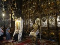 Männerkloster Neamt - Klosterkirche, im Innerem