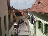 Hermannstadt (Sibu) - Blick von der Oberstadt in die Unterstadt
