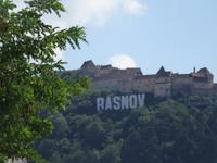 auf der Rückfahrt - Burg Rasnov
