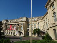 Bukarest - Platz der Revolution, Nationalgalerie + ehemaliger Königspalast