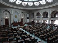 Bukarest - Parlament, Sitzungssaal des rumänischen Parlaments