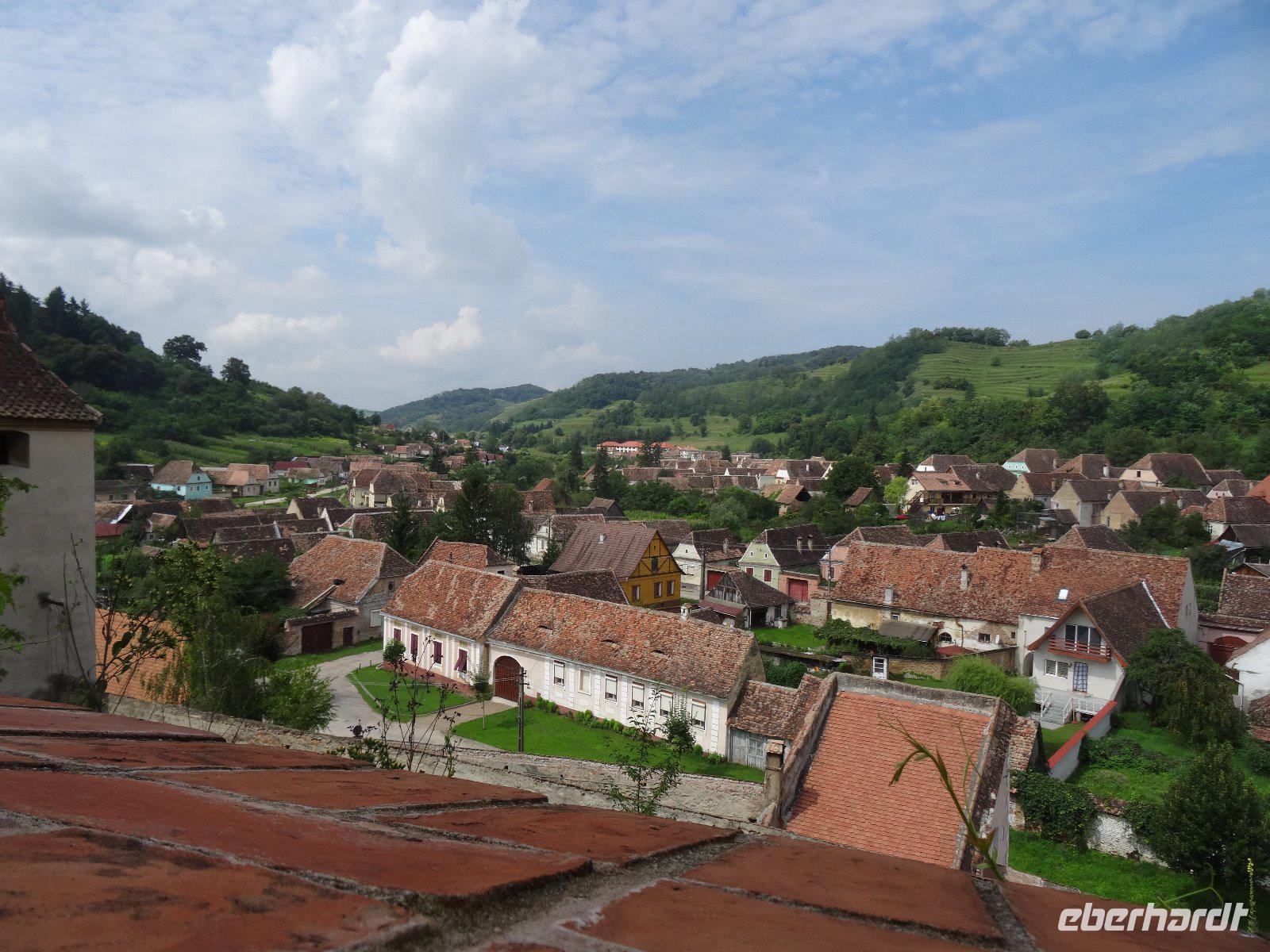 Ein typisches Dorf der Siebenbürger Sachsen