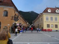 Blick zum Hausberg in Brasov
