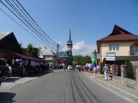 Weg zum Fröhlichen Friedhof in Sapanta