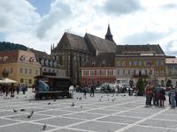 Rumänien Mai 2019 - Brasov - Hauptplatz mit Schwarzer Kirche