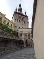 Blick zum Stundturm in Sighisoara