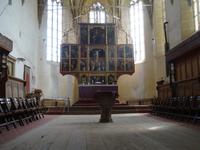 In der Kirche in Biertan