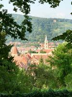 Sighisoara: Blick auf die Stadt vom Schulberg