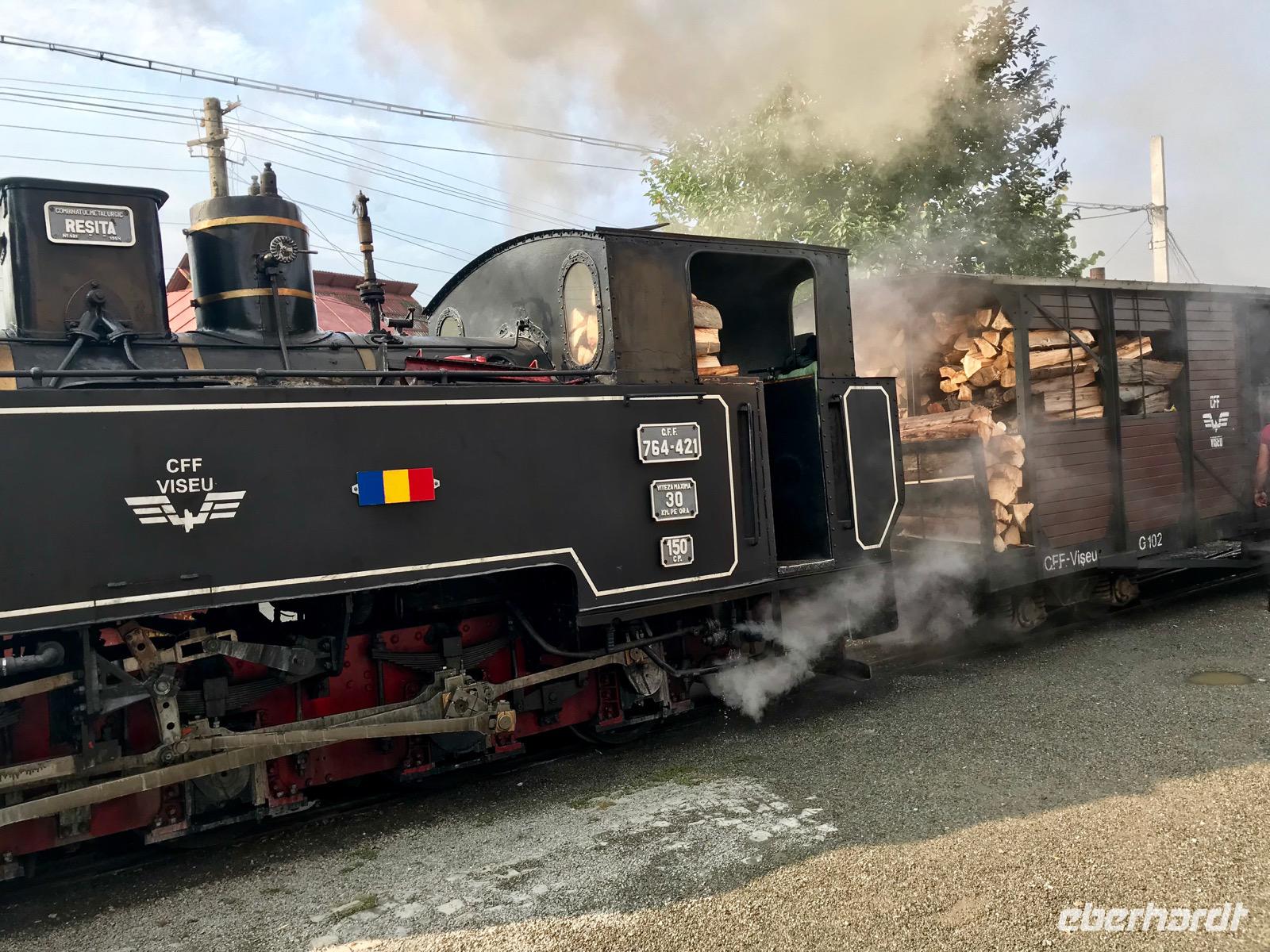 Viseu de Sus: Fahrt mit der Wassertalbahn