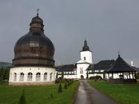 Männerkloster Neamt im nahen Unwetter