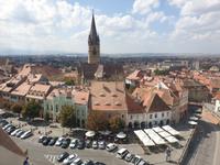 Sibiu - Blick vom Ratsturm auf die Altstadt