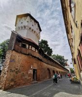 Teile der alten Stadtmauer in Sibiu, Hermannstadt