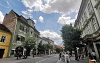 Einkaufsstraße von Sibiu, Hermannstadt