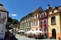 Wunderschöne Gasse in Sighisoara