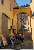 Gasse neben Vlads Geburtshaus, Sighisoara 