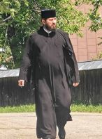 Mönch am Kloster Neamt