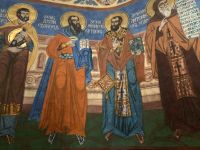 Wandbilder in der rumänisch-orthodoxen Kathedrale