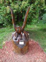 Vor der Forstwissenschaftlichen Fakultät in Brasov