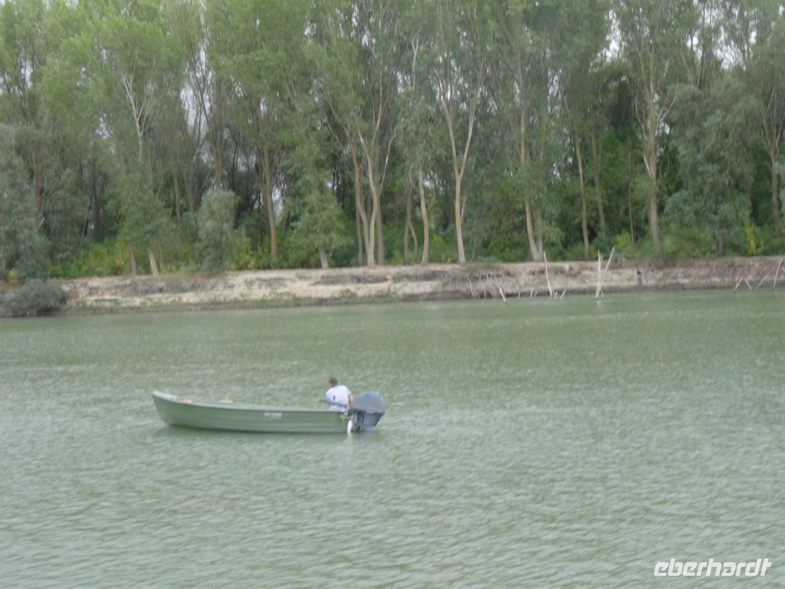 Auch im Donaudelta ist ein sehr niedriger Wasserstand