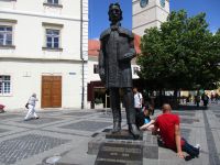 Sibiu, Denkmal von Gheorghe Lazar