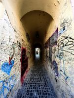 Dies soll die engste Gasse Europas sein., Brasov