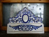 Abschlußkachel eines Ofens aus Mediasch