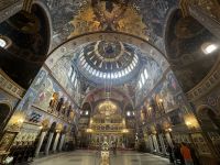Blick in die orthodoxe Kirche von Sibiu