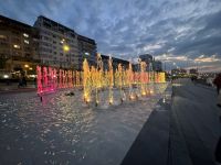 Donauufer in Tulcea am Abend
