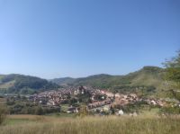 Wanderung Blick auf Biertan