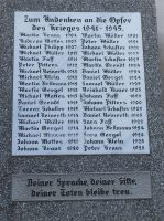 Bazna Gedenkstein 2 Weltkrieg 