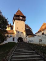 Aufgang zur Wehrkirche Bazna (Bassen) 