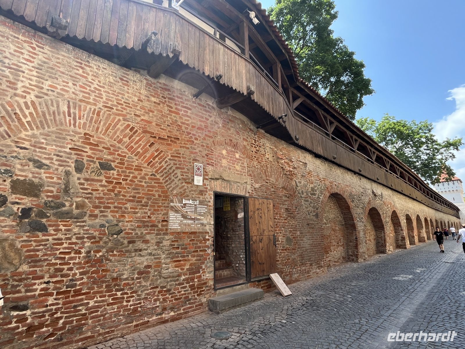 Stadtmauer, Sibiu, Rumänien
