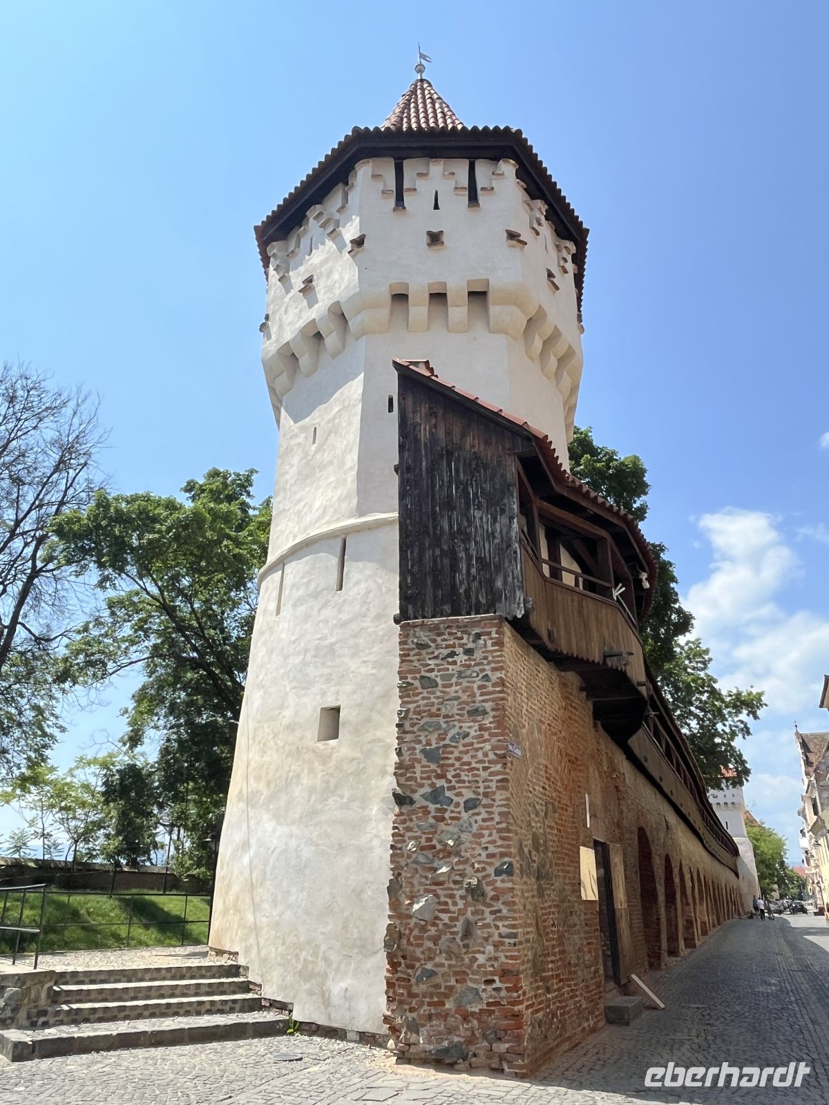 Stadtmauer, Sibiu, Rumänien