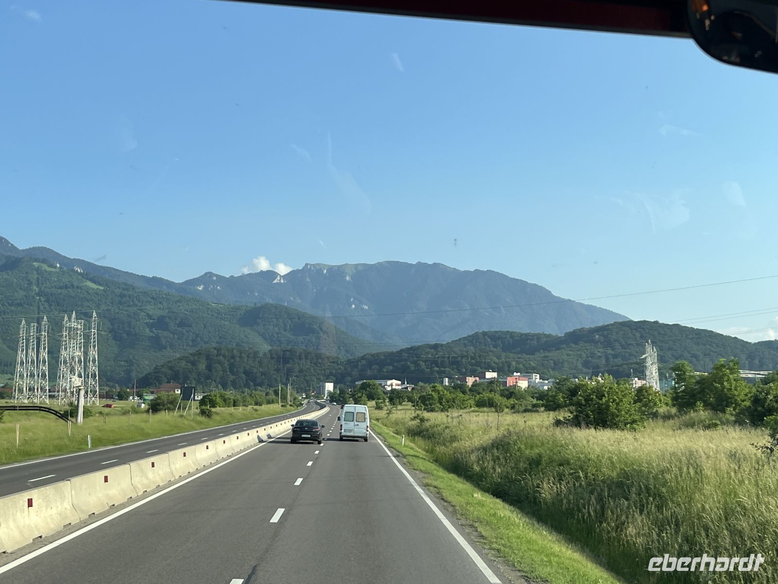 Straßenansicht, Karpaten, Rumänien