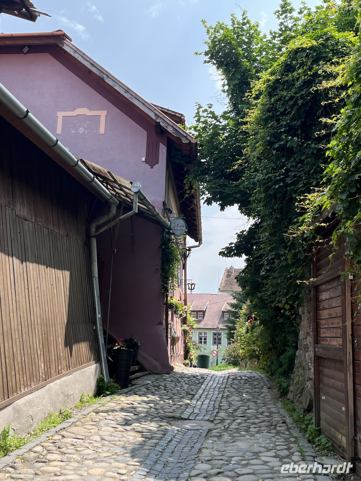 Stadtansicht, Schäßburg, Rumänien