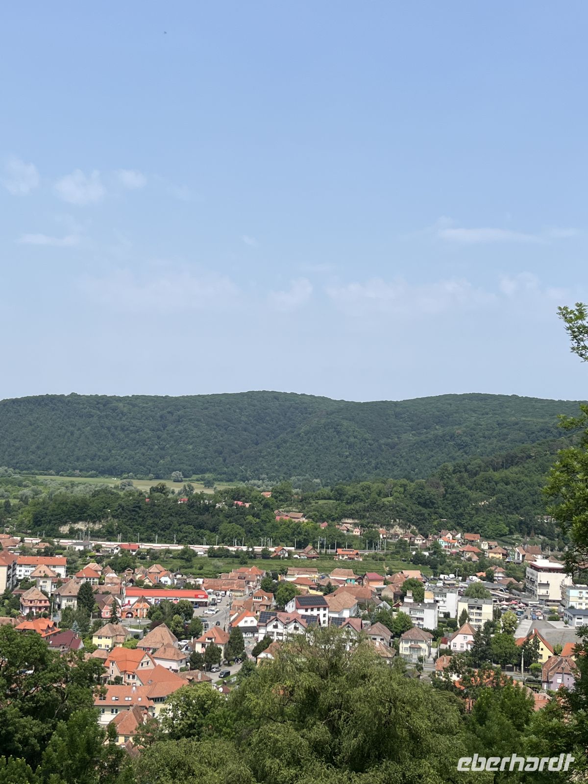 Stadtansicht, Schäßburg, Rumänien