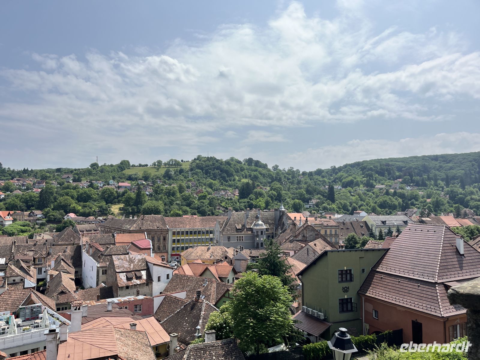 Stadtansicht, Schäßburg, Rumänien