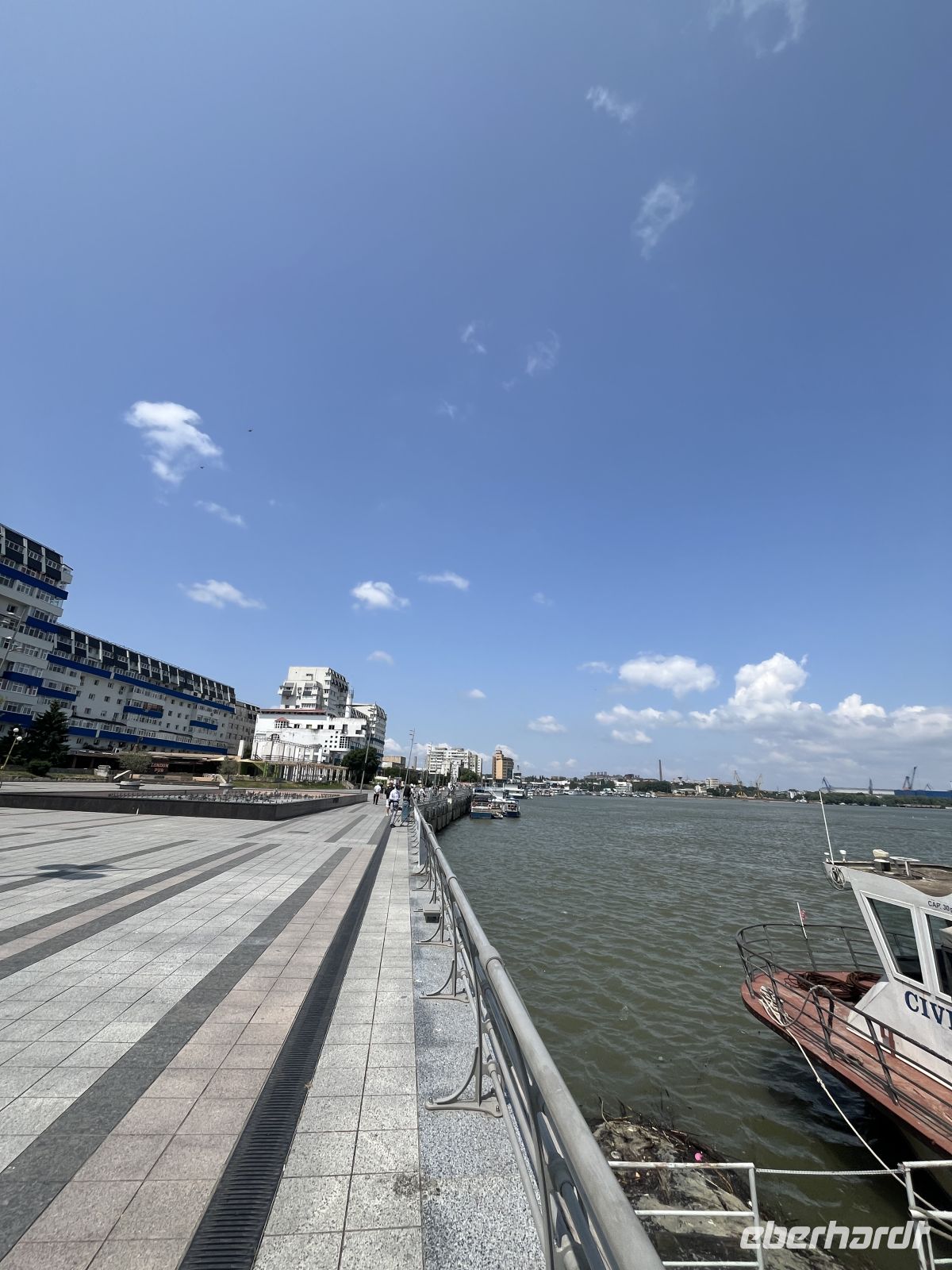 Promenade, Tulcea, Rumänien