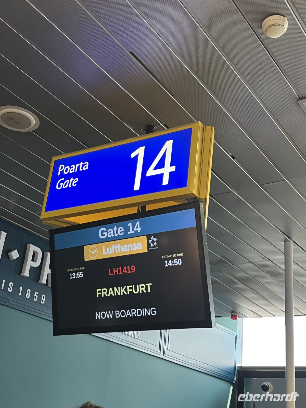 Flughafen, Gate, Bukarest, Rumänien