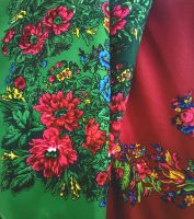 Schöne typisch rumänische Muster auf Tüchern