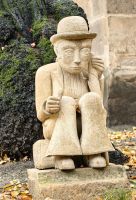 Kleine Skulptur in Sibiu