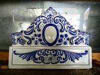 Schmuckkachel eines Ofens, Biertan