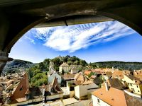 Blick auf Schäßburg