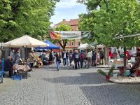 immer freitags - der Bio-Wochenmarkt bietet typische Produkte an &ndash; &copy; Gunter Looß (Eberhardt TRAVEL)